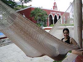 Hamac mexicain unicouleur