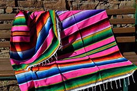Serape mexicaanse deken
