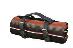 Deken + riem<br/>Serape , 210 x 150 cm<br/>3BBZZ1blackgoldX
