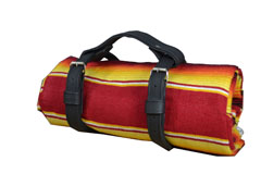 Deken + riem<br/>Serape , 210 x 150 cm<br/>3BBZZ1redyellow1B