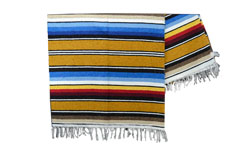 Mexican blanket<br/>Serape, 215 x 145 cm<br/>ABMZZ0brownyellow