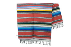 Coperta messicana<br/>Serape ,  215 x 145 cm<br/>ABMZZ0salmon