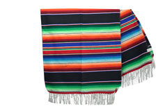 Mexicaanse deken<br/>Serape , 215 x 155 cm<br/>BBBZZ0black4