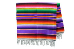 Mexican blanket - Serape - XL - Purple - BBXZZ0fuchsia1