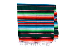 Couverture mexicaine -  Serape - XL - Vert - BBXZZ0green2