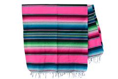 Couverture mexicaine<br/>Serape , 210 x 150 cm<br/>BBXZZ0hotpink