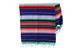 Couverture mexicaine -  Serape - XL - Violet - BBXZZ0purple