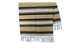 Coperta messicana -  Serape -  XL -  Marrone - BBXZZ1lightbrown1