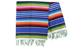 Couverture mexicaine -  Serape - L - Blue - BPXZZ0blu
