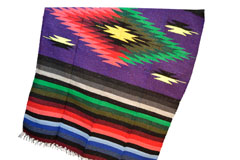 Mexikanische Decke -  Indianer - L - Lila  - EEEZZ0DGpurple14