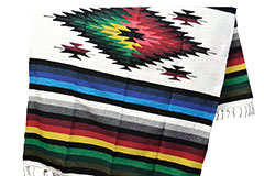Mexican blanket - indian - L - White - EEEZZ0DGwhite