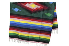 Mexicaanse deken - Indianen - L - Groen - EEXZZ0DGgreen