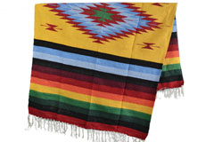 Mexican blanket<br/>indian, 200 x 125 cm<br/>EEXZZ0DGyellow2