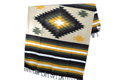 Mexican blanket<br/>indian, 200 x 125 cm<br/>EEXZZ1DGbeigeyellow1