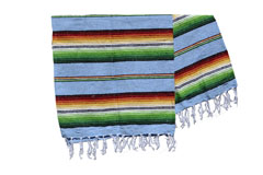 Mexican blanket<br/>Falsa, 200 x 130 cm<br/>MBXZZ0blu