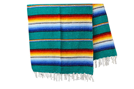 Mexican blanket<br/>Falsa, 200 x 130 cm<br/>MBXZZ0teal