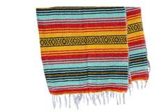 Mexican blanket<br/>Falsa, 180 x 120 cm<br/>MSXZZ0yellowmint