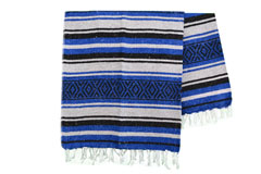 Mexican blanket<br/>Falsa, 200 x 125 cm<br/>MTXZZ0blugrey
