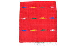 Mexican blanket<br/>Solid, 200 x 125 cm<br/>QEXZZ0red