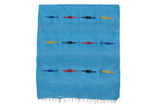 Coperta messicana<br/>Tinta unita ,  200 x 125 cm<br/>QEXZZ0turq