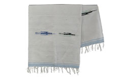 Mexican blanket<br/>Solid, 200 x 125 cm<br/>QEXZZ0white