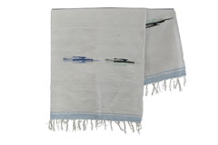 Coperta messicana<br/>Tinta unita ,  200 x 125 cm<br/>QEXZZ0white