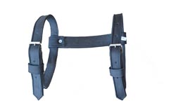 Leren draagriem - - - Zwart - UWPZZ0black