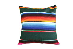 Kussenhoes<br/>Serape , 45 x 45 cm<br/>VSXZZ0darkgreen