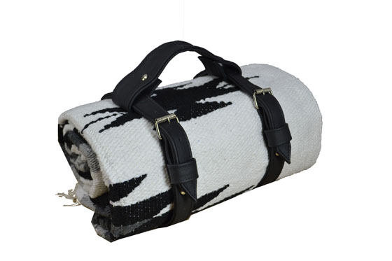 Deken + riem - Indianen - L - Wit - 3EEZZ1DGwhiteX