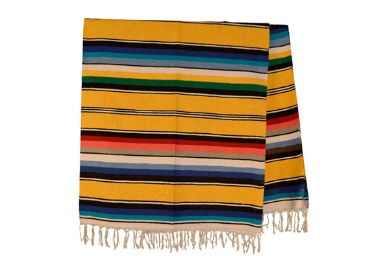 Mexican blanket - Serape - XL - Yellow - ABMZZ0yellow1