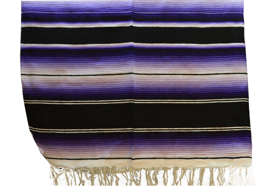 Mexican blanket - Serape - XL - Purple - BBBZZ1blackpurple1