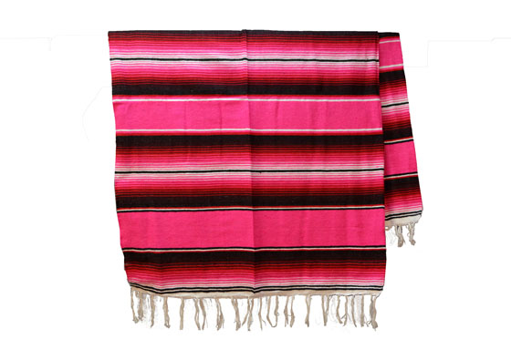 Mexican blanket - Serape - XL - Pink - BBBZZ1pink