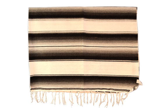 Mexican blanket - Serape - XL - White - BBBZZ1white