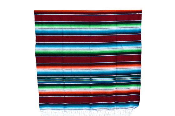 Couverture mexicaine -  Serape - XL - Brun - BBXZZ0brown