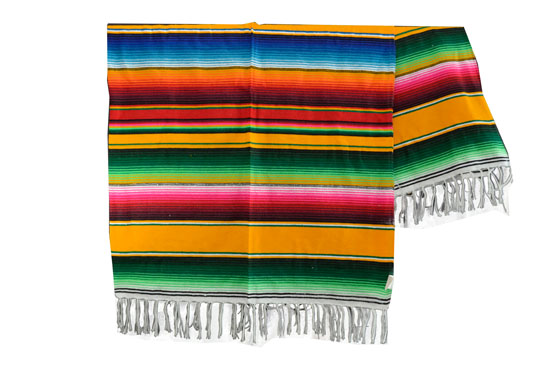 Coperta messicana -  Serape -  XL -  Giallo - BBXZZ0yellow2