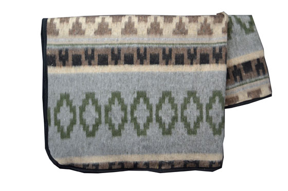Mexican blanket - Western - XL - Green - ETFZZ0INgreenbrown