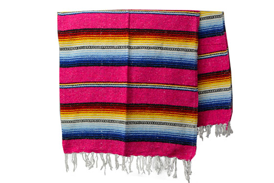 Mexicaanse deken - Falsa - XL - Roze - MBXZZ0pink
