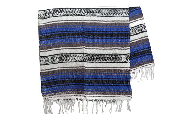 Mexican blanket - Falsa - L - Blue - MSAZZ0blu5