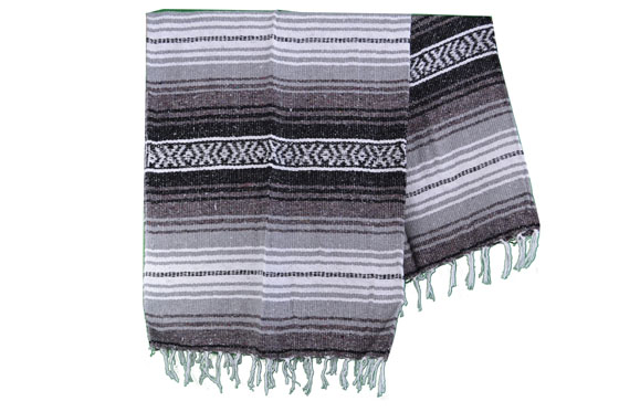 Mexicaanse deken - Falsa - L - Grijs - MSXZZ0grey2