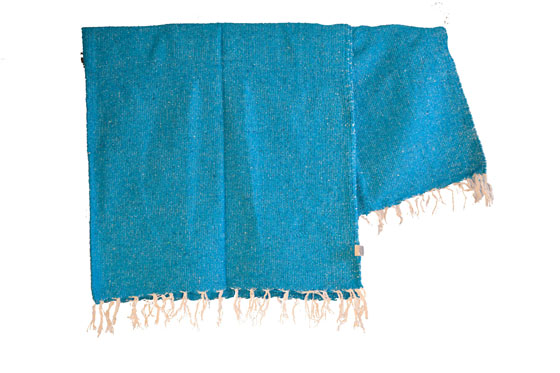 Mexican blanket - Solid - L - Blue - PZCZZ0turq