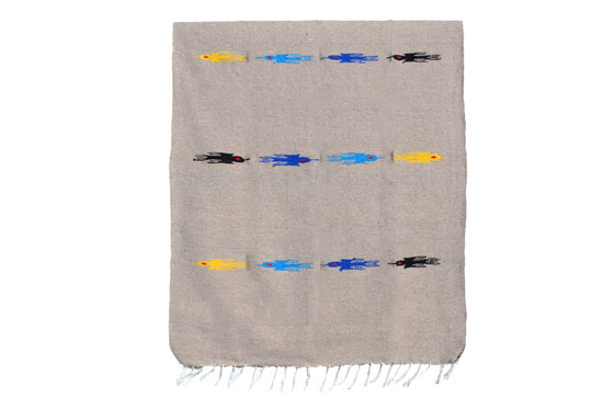 Couverture mexicaine -  Unie - L - Brun - QEXZZ0natural