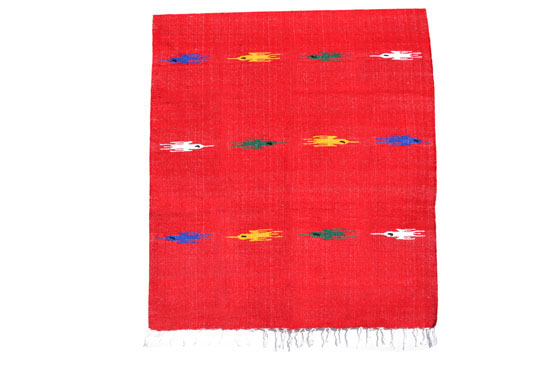 Coperta messicana -  Tinta unita -  L -  Rosso - QEXZZ0red