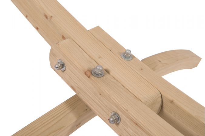 Verlichten ruimte Makkelijker maken Houten hangmat standaard. Medium. | Wood 352cm Medium (TWkXXskc_wood352) |  ICOLORI