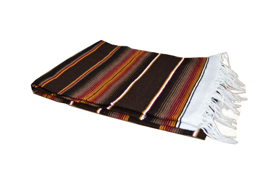Blanket + belt - Serape - XL - - 1BBZZ1browngoldX
