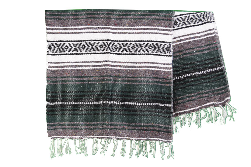 Blanket + belt - Falsa - L - Green - 1MSZZ0greengreyX
