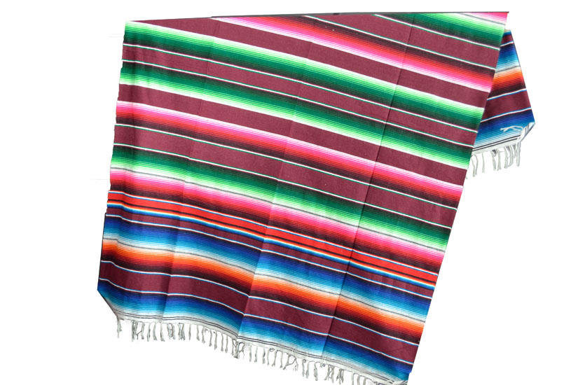 Mexicaanse deken - Serape - XL - Bruin - BBXZZ0brown1