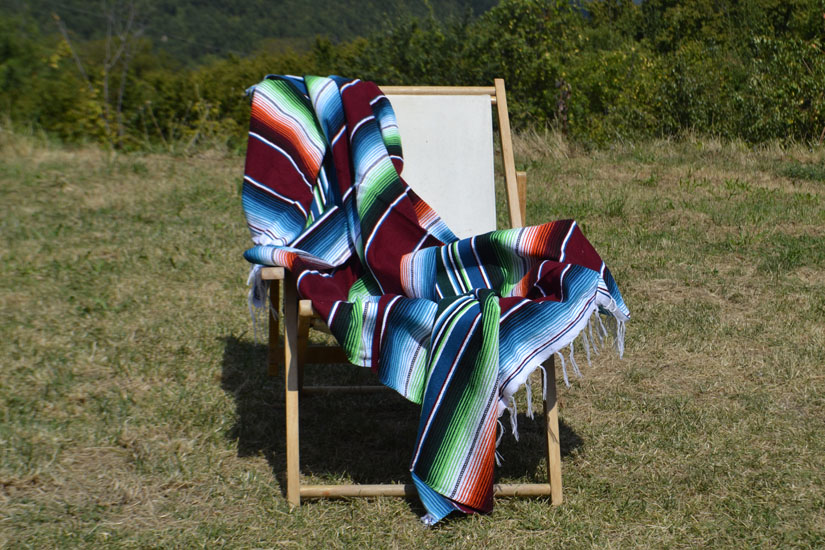 Mexican blanket - Serape - XL - Brown - BBXZZ0brown