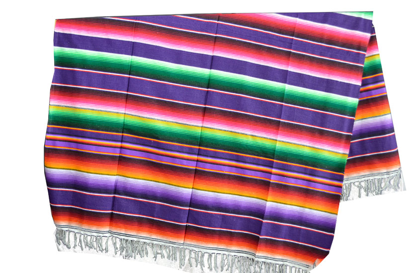 Mexican blanket - Serape - XL - Purple - BBXZZ0purple1