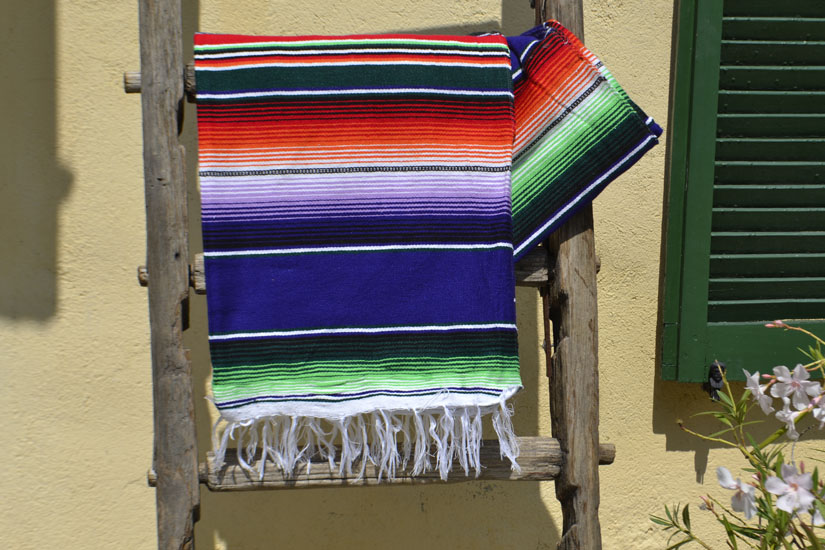 Mexican blanket - Serape - XL - Purple - BBXZZ0purple