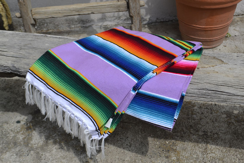 Mexican blanket - Serape - XL - Violet - BBXZZ0violet
